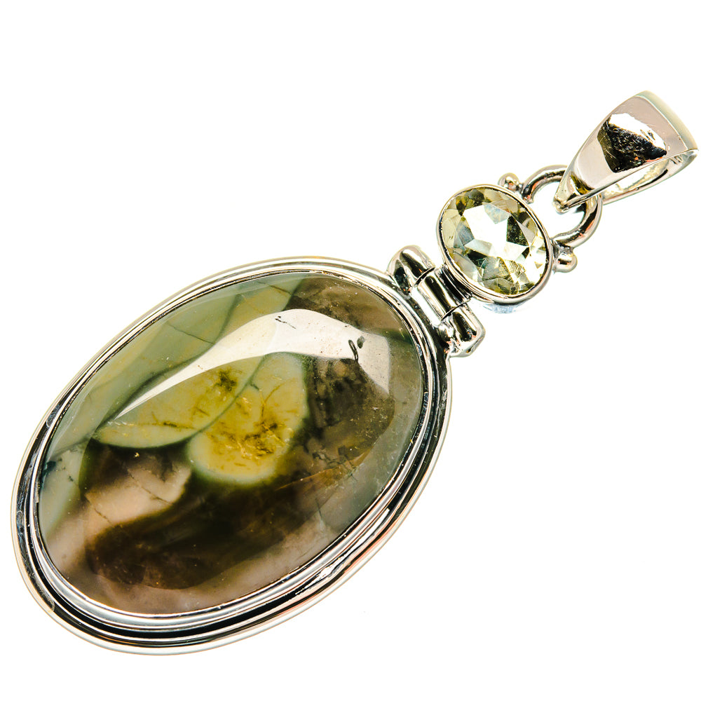 Polychrome Jasper Pendants handcrafted by Anasilvercos - PD26258 - Photo 2