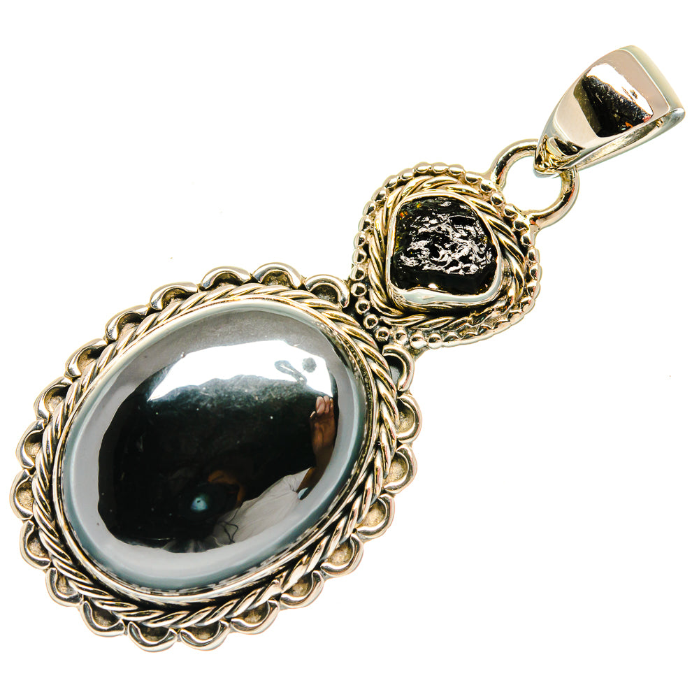 Hematite Pendants handcrafted by Anasilvercos - PD26260 - Photo 2