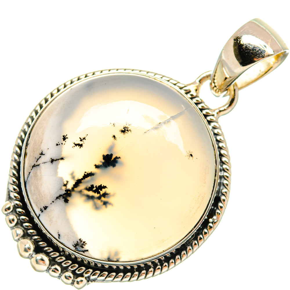 Dendritic Opal Pendants handcrafted by Anasilvercos - PD26281 - Photo 2
