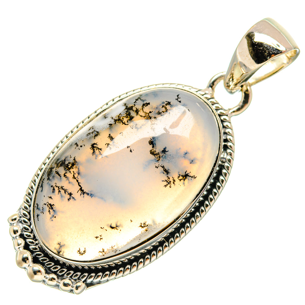 Dendritic Opal Pendants handcrafted by Anasilvercos - PD26283 - Photo 2