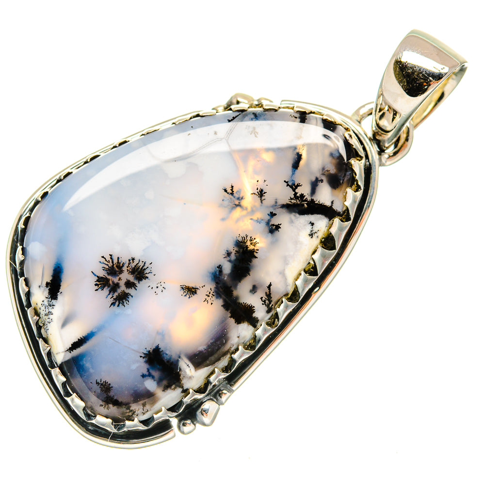 Dendritic Opal Pendants handcrafted by Anasilvercos - PD26286 - Photo 2