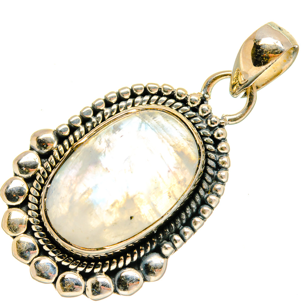 Rainbow Moonstone Pendants handcrafted by Anasilvercos - PD26293 - Photo 2