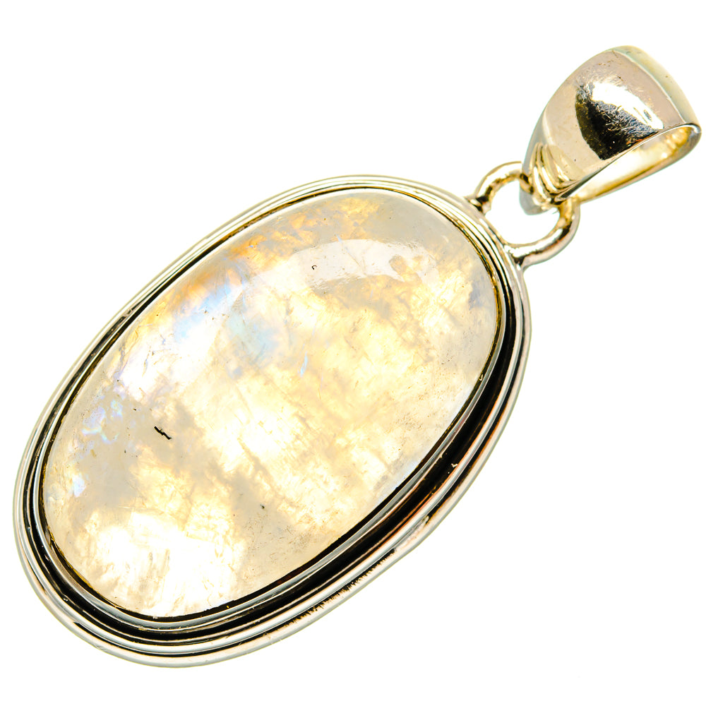 Rainbow Moonstone Pendants handcrafted by Anasilvercos - PD26294 - Photo 2