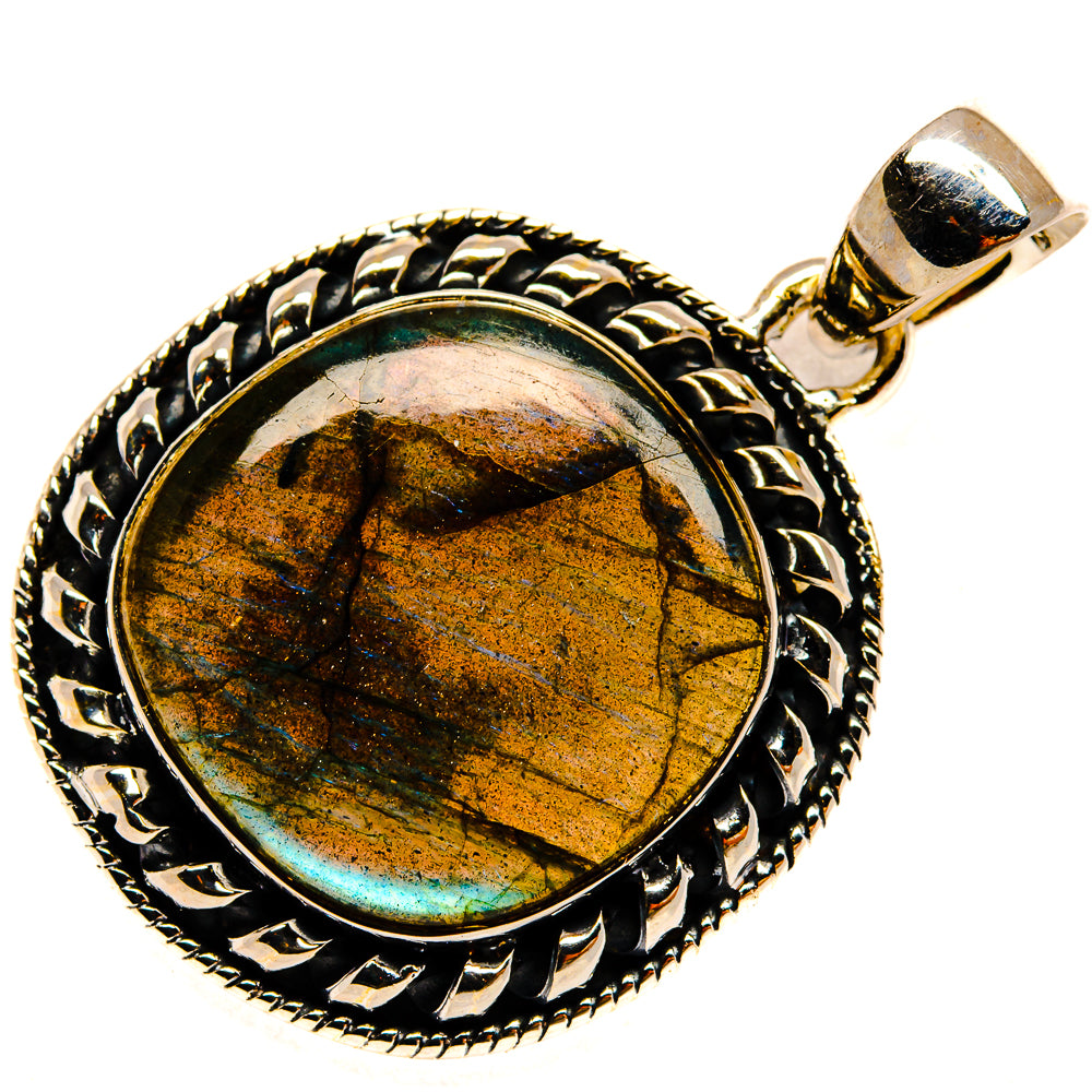 Labradorite Pendants handcrafted by Anasilvercos - PD26303 - Photo 2