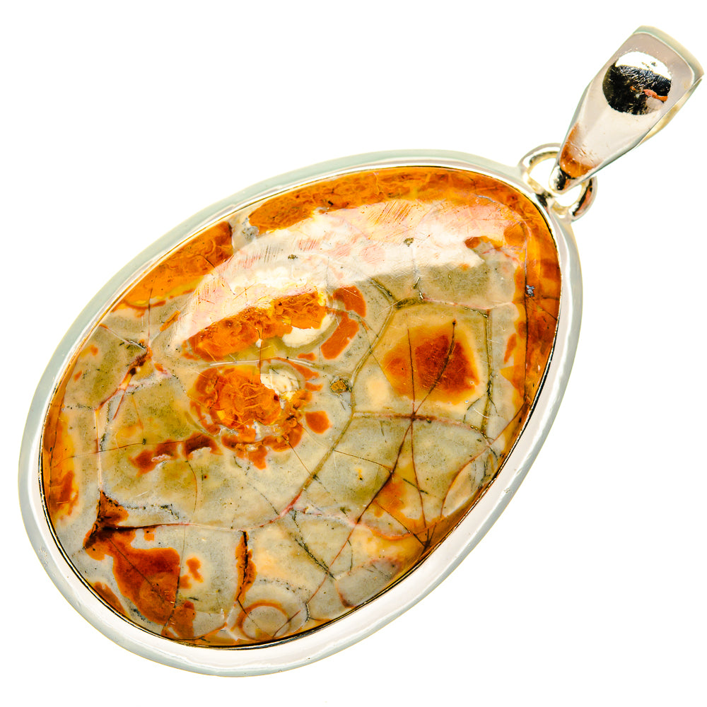 Butterfly Jasper Pendants handcrafted by Anasilvercos - PD26312 - Photo 2