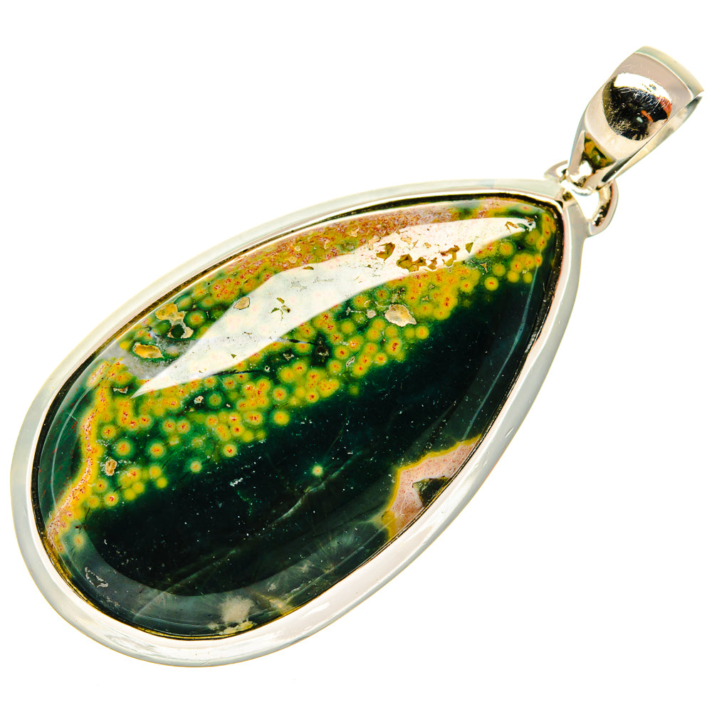Ocean Jasper Pendants handcrafted by Anasilvercos - PD26318 - Photo 2