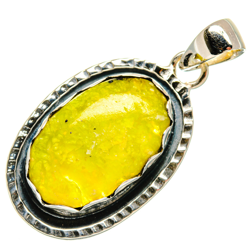 African Green Opal Pendants handcrafted by Anasilvercos - PD26357 - Photo 2