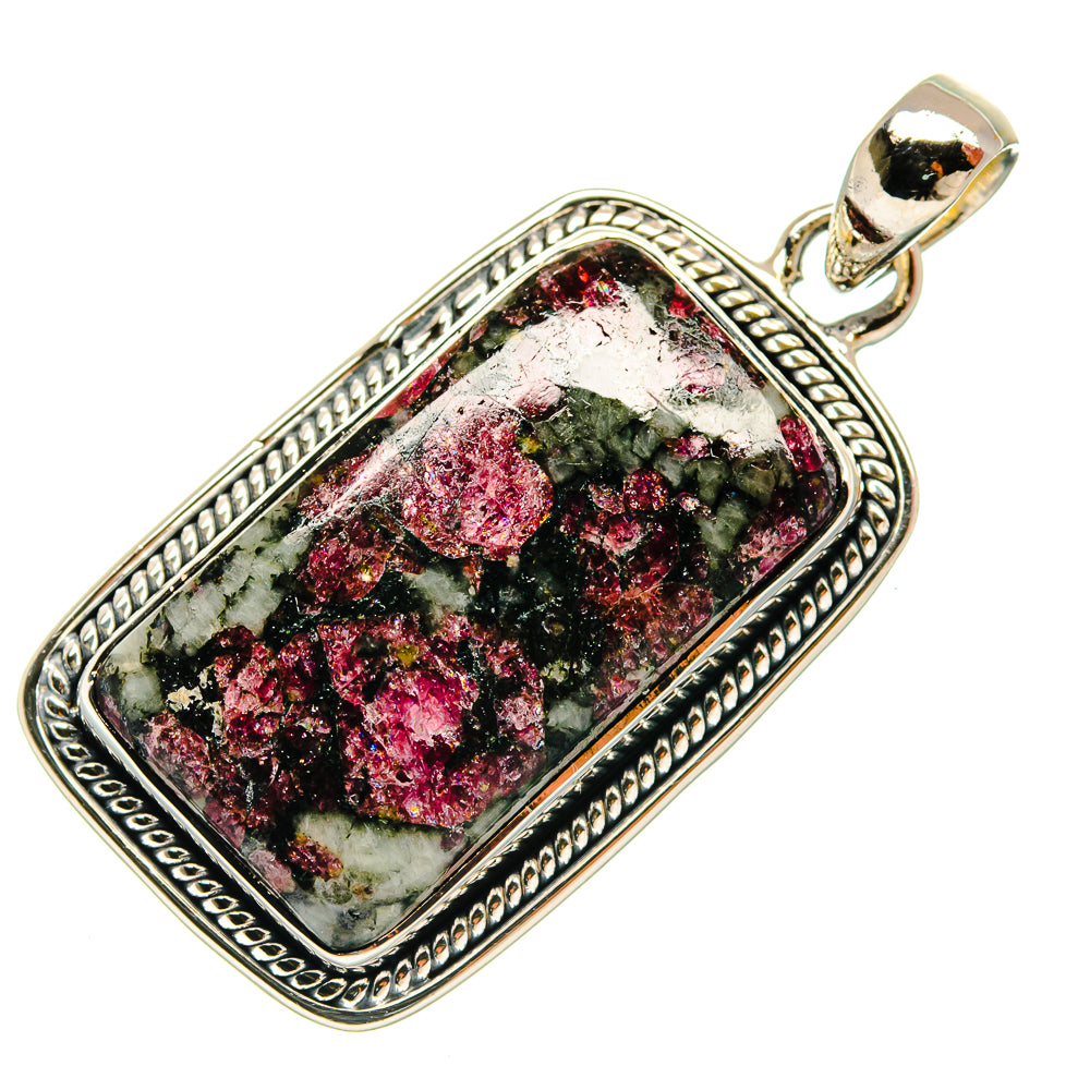 Russian Eudialyte Pendants handcrafted by Anasilvercos - PD26364 - Photo 2