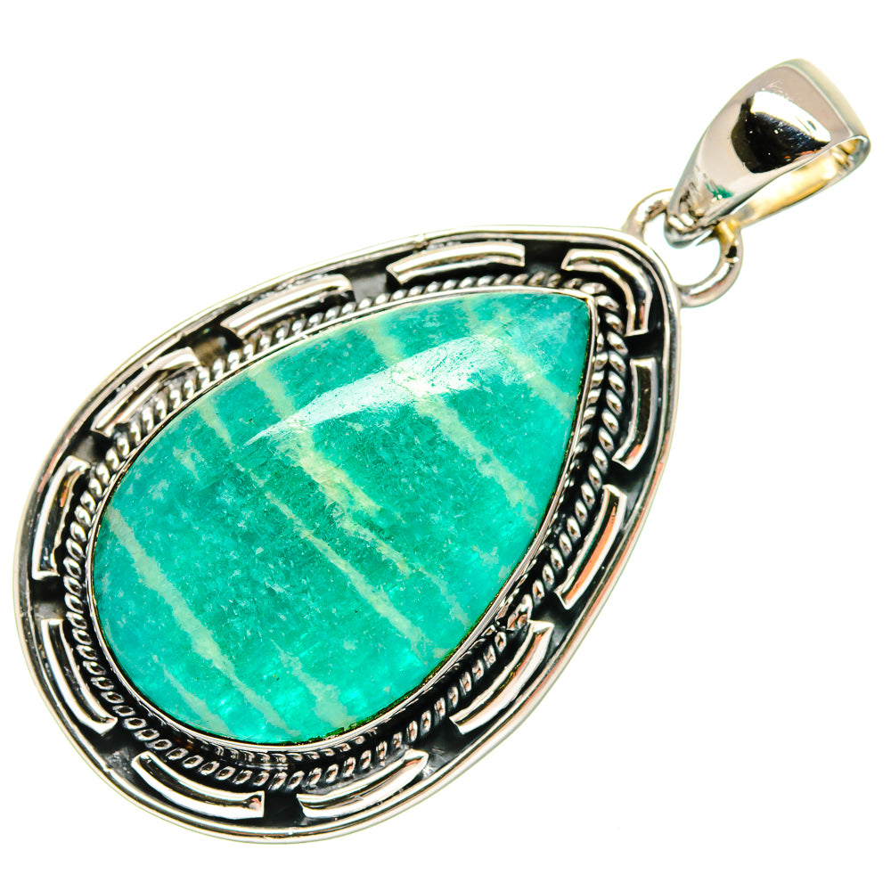Amazonite Pendants handcrafted by Anasilvercos - PD26377 - Photo 2