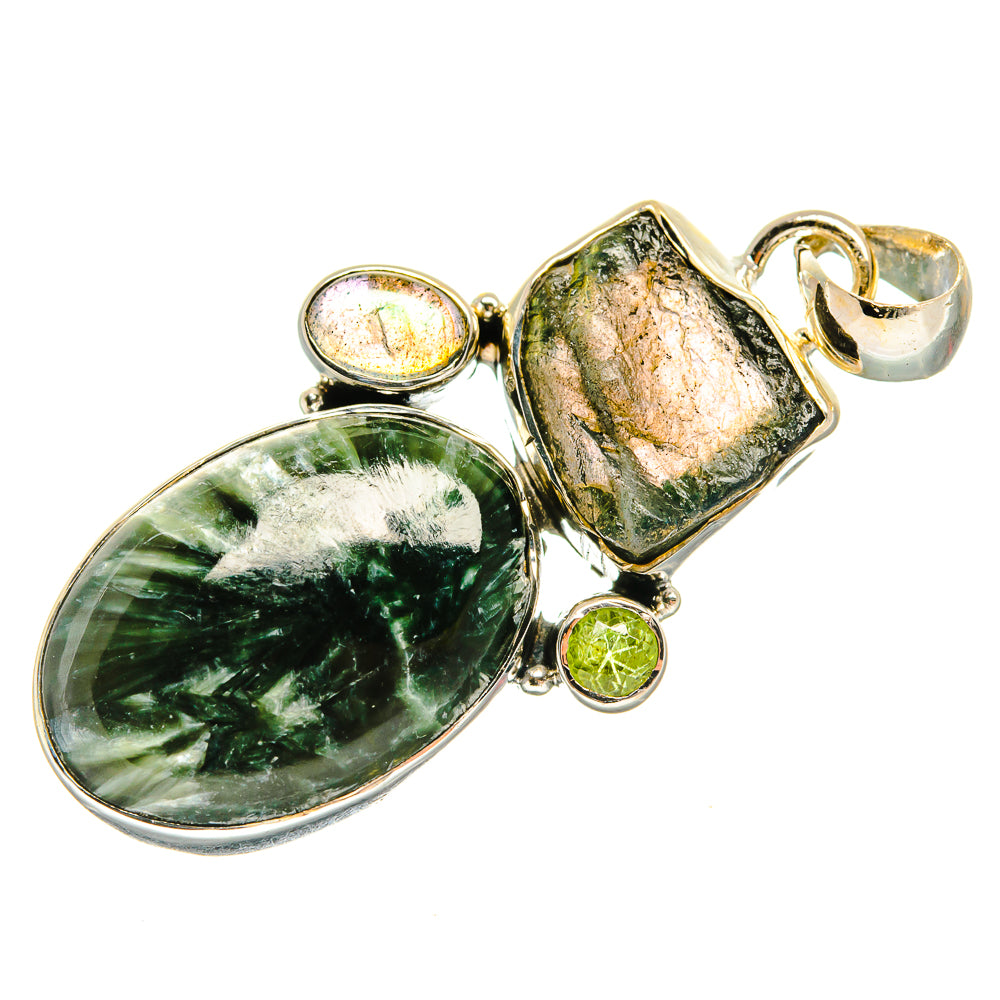 Seraphinite Pendants handcrafted by Anasilvercos - PD26383 - Photo 2