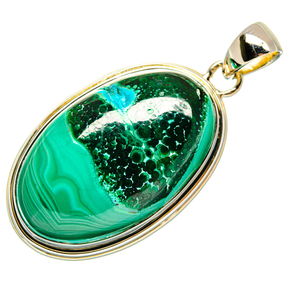Malachite Pendants handcrafted by Anasilvercos - PD26388 - Photo 2