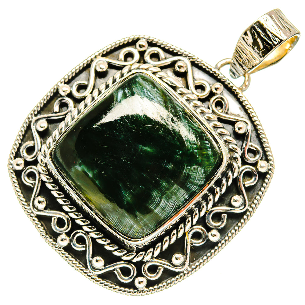 Seraphinite Pendants handcrafted by Anasilvercos - PD26399 - Photo 2