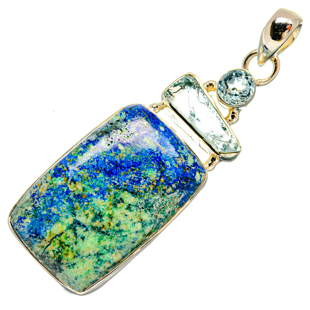 Azurite Pendants handcrafted by Anasilvercos - PD26400 - Photo 2