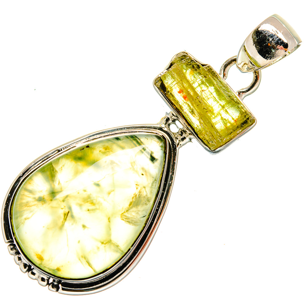 Prehnite Pendants handcrafted by Anasilvercos - PD26406 - Photo 2
