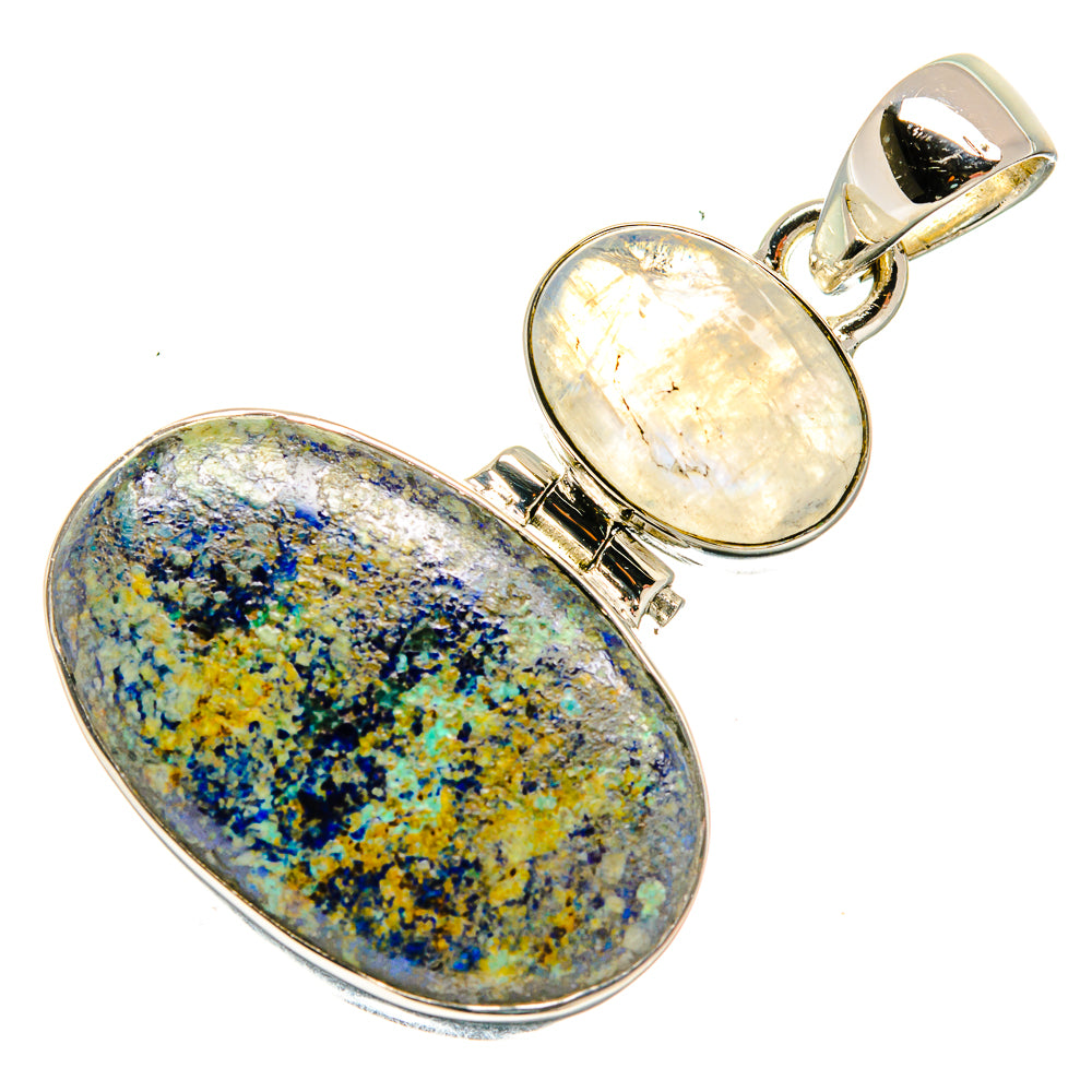 Azurite Pendants handcrafted by Anasilvercos - PD26407 - Photo 2