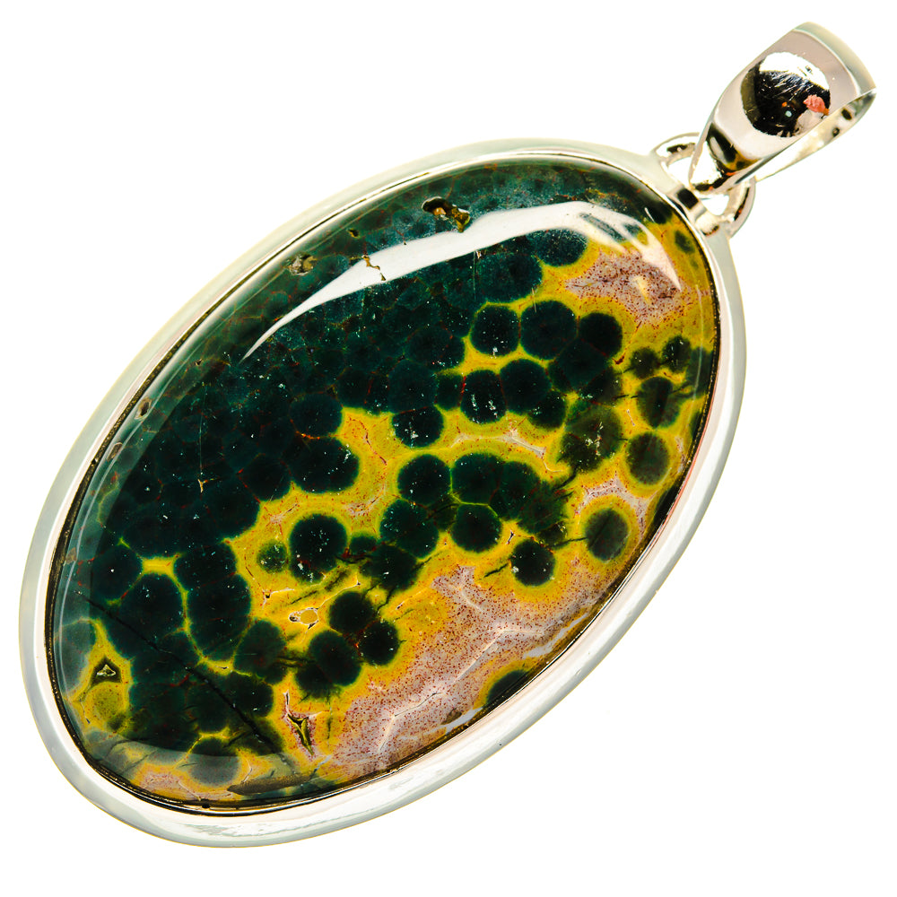 Ocean Jasper Pendants handcrafted by Anasilvercos - PD26420 - Photo 2