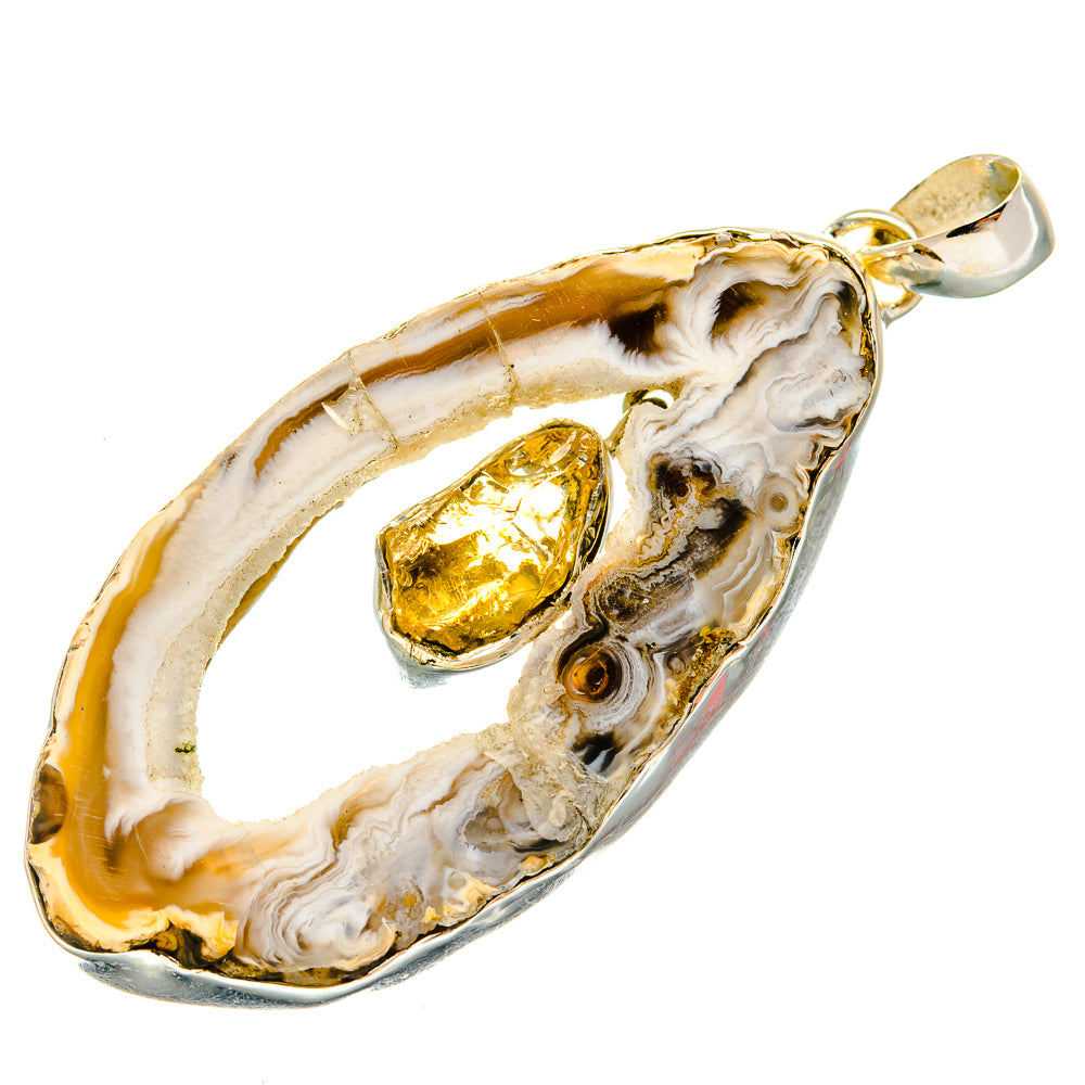 Occo Geode Pendants handcrafted by Anasilvercos - PD26434 - Photo 2
