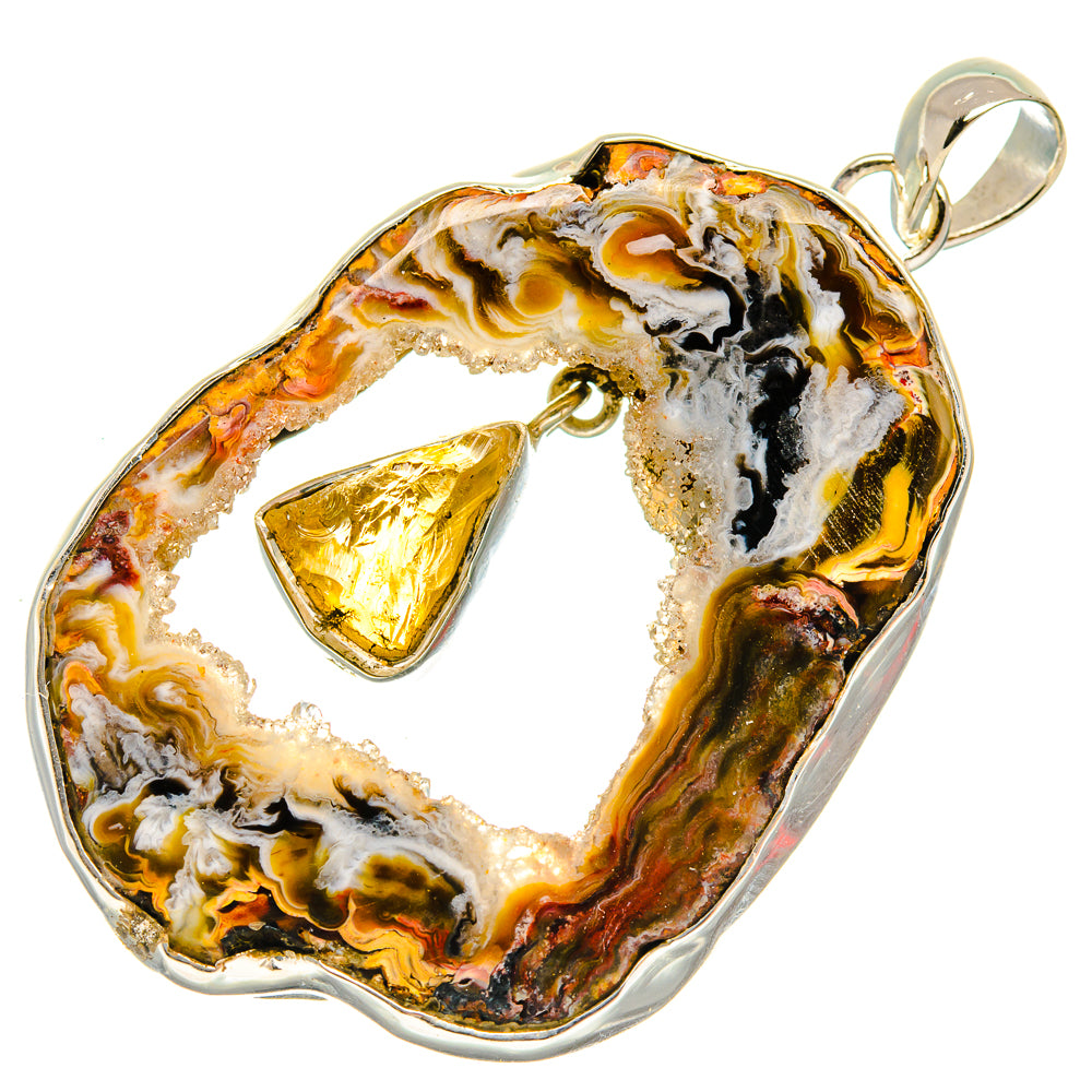 Occo Geode Pendants handcrafted by Anasilvercos - PD26437 - Photo 2