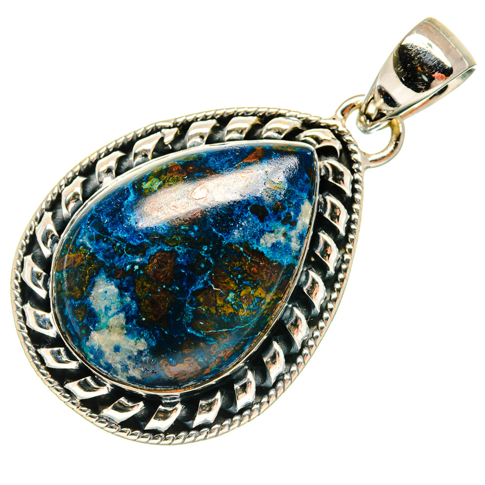 Azurite Pendants handcrafted by Anasilvercos - PD26447 - Photo 2