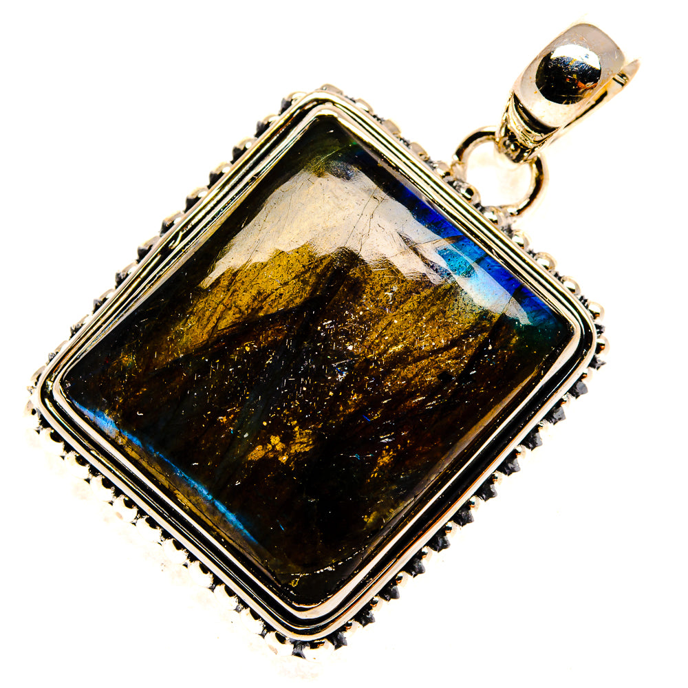 Labradorite Pendants handcrafted by Anasilvercos - PD26455 - Photo 2