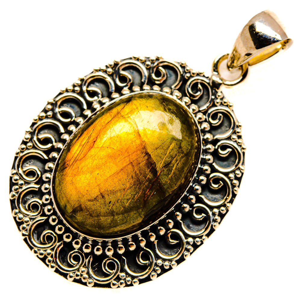 Labradorite Pendants handcrafted by Anasilvercos - PD26460 - Photo 2