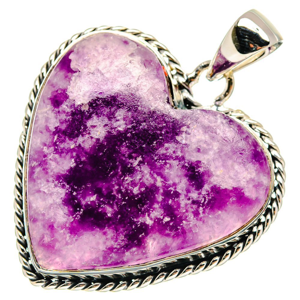Lepidolite Pendants handcrafted by Anasilvercos - PD26461 - Photo 2