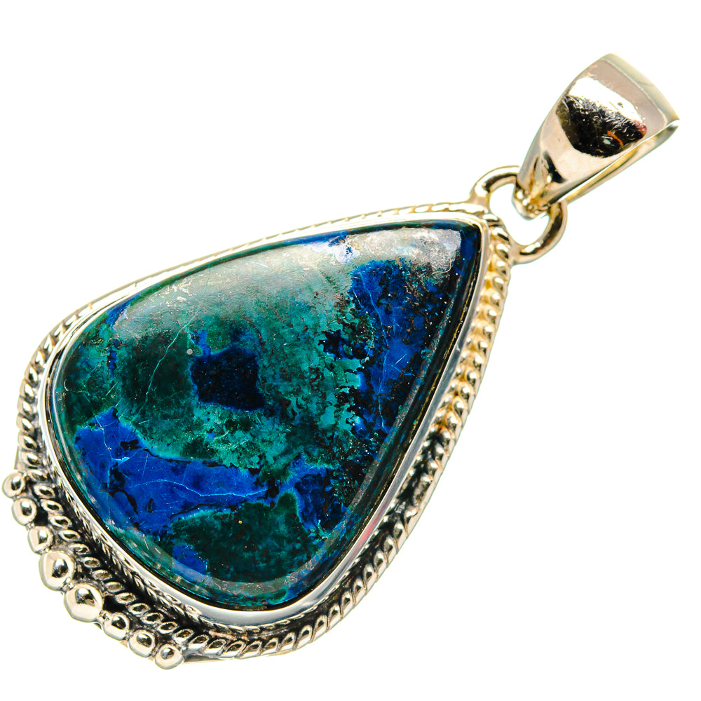 Chrysocolla Pendants handcrafted by Anasilvercos - PD26479 - Photo 2