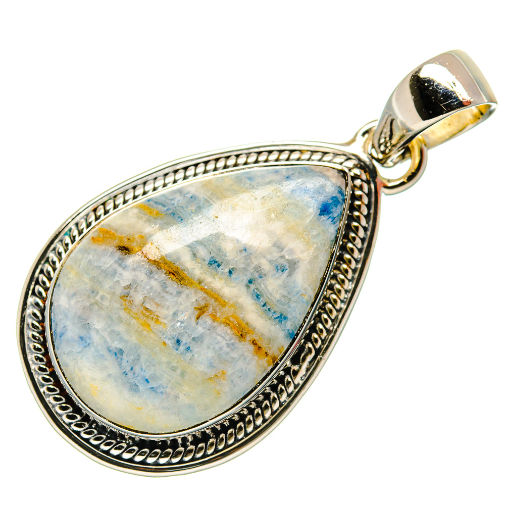 Blue Scheelite Pendants handcrafted by Anasilvercos - PD26487 - Photo 2