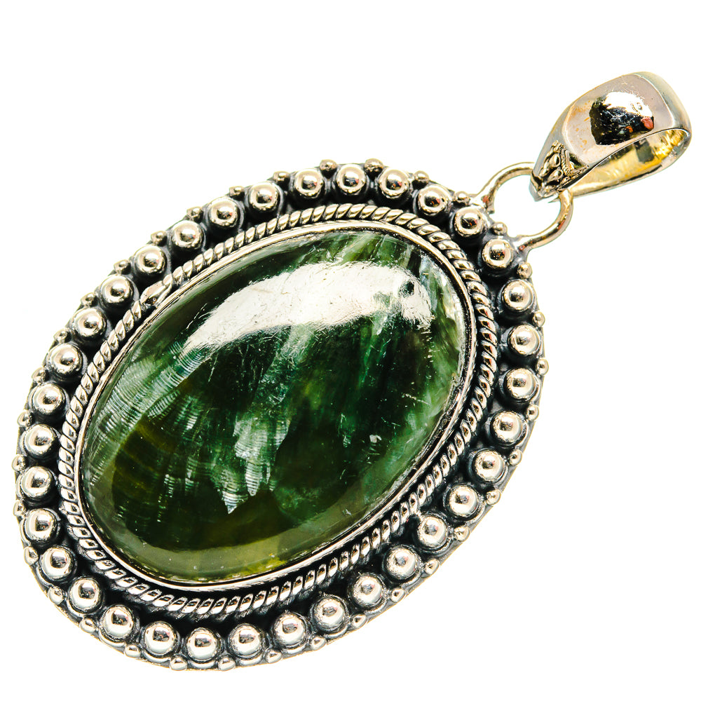 Seraphinite Pendants handcrafted by Anasilvercos - PD26505 - Photo 2