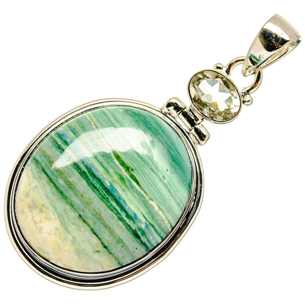Ocean Jasper Pendants handcrafted by Anasilvercos - PD26509 - Photo 2