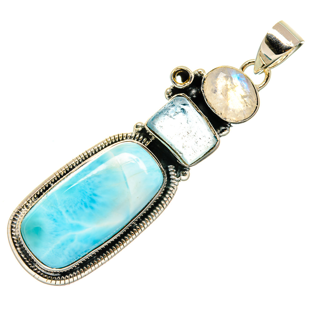 Larimar Pendants handcrafted by Anasilvercos - PD26510 - Photo 2