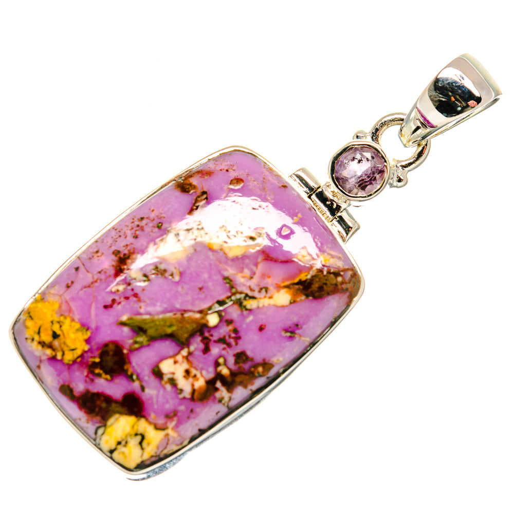 Phosphosiderite Pendants handcrafted by Anasilvercos - PD26517 - Photo 2