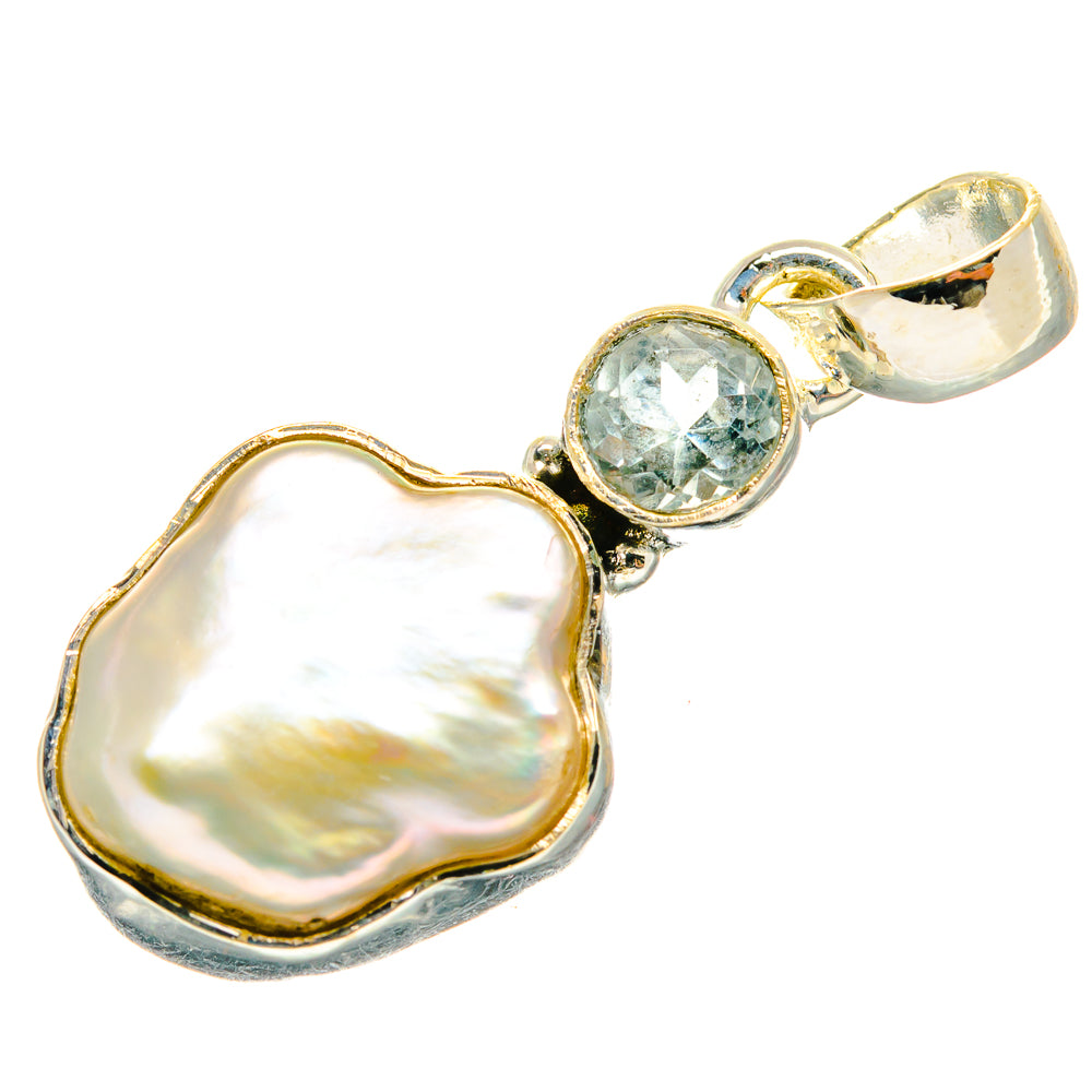 Mother Of Pearl Pendants handcrafted by Anasilvercos - PD26544 - Photo 2