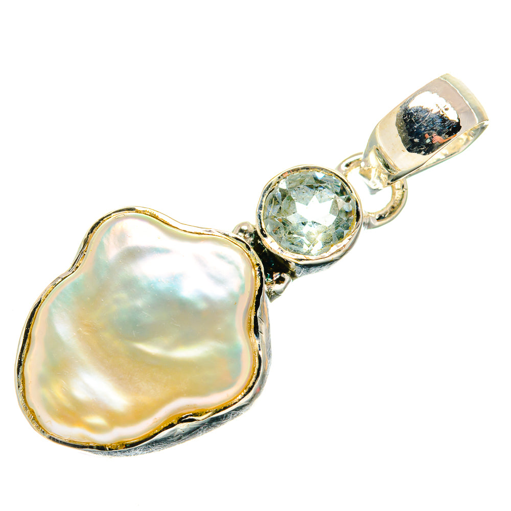 Mother Of Pearl Pendants handcrafted by Anasilvercos - PD26558 - Photo 2