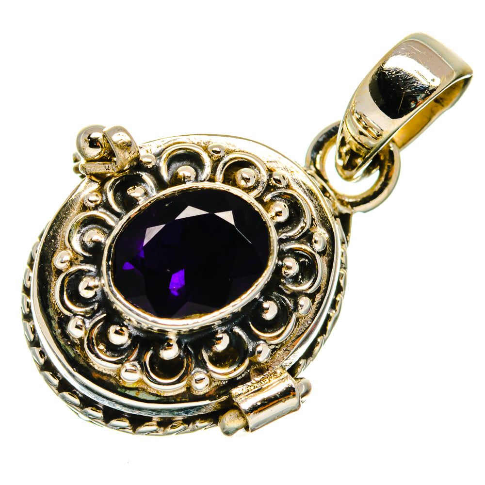 Purple Spinel Pendants handcrafted by Anasilvercos - PD26569 - Photo 2