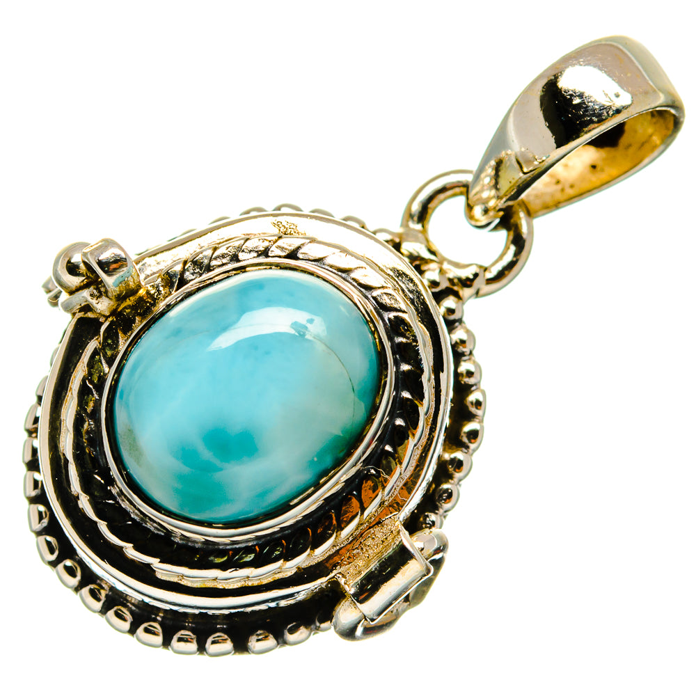 Larimar Pendants handcrafted by Anasilvercos - PD26576 - Photo 2