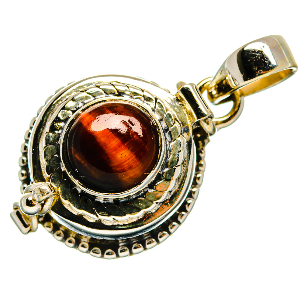 Red Tiger Eye Pendants handcrafted by Anasilvercos - PD26581 - Photo 2