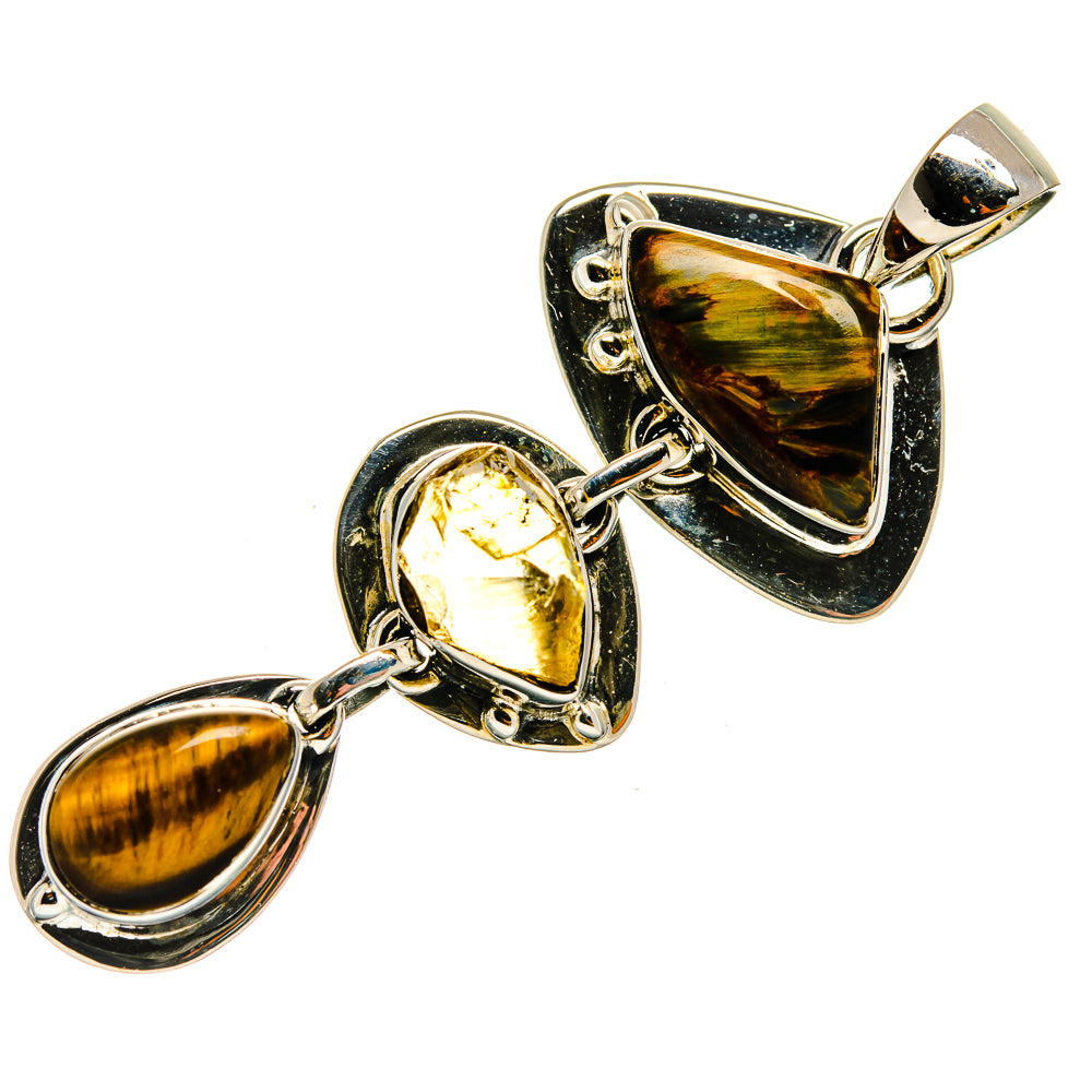Pietersite Pendants handcrafted by Anasilvercos - PD26593 - Photo 2