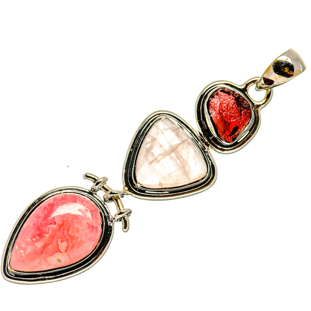 Rhodochrosite Pendants handcrafted by Anasilvercos - PD26594 - Photo 2