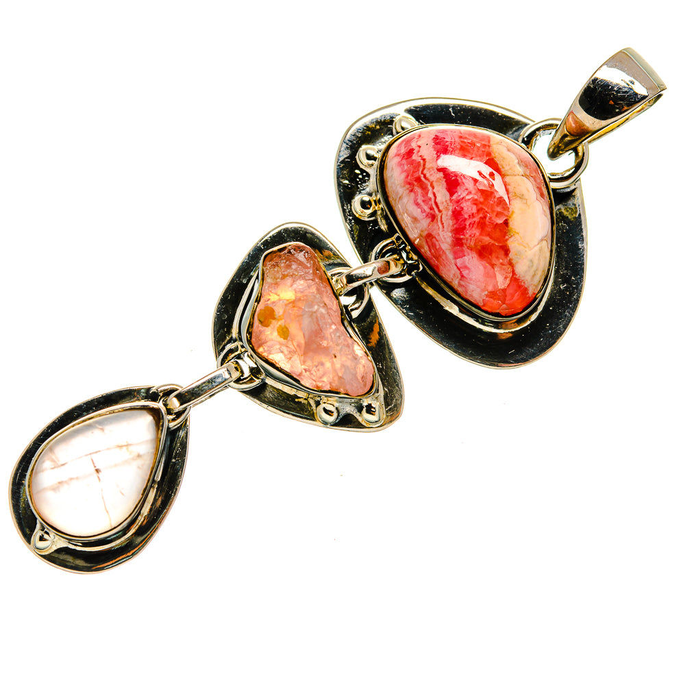 Rhodochrosite Pendants handcrafted by Anasilvercos - PD26602 - Photo 2