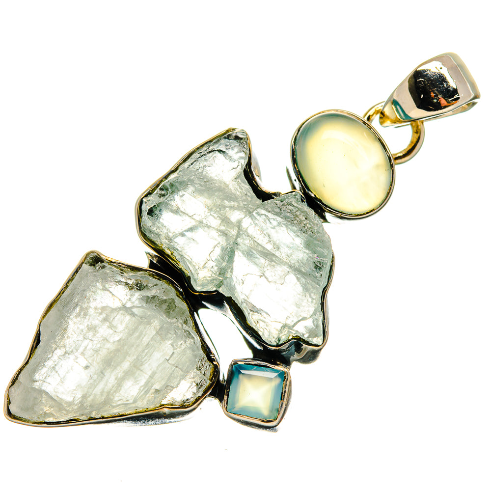 Aquamarine Pendants handcrafted by Anasilvercos - PD26606 - Photo 2