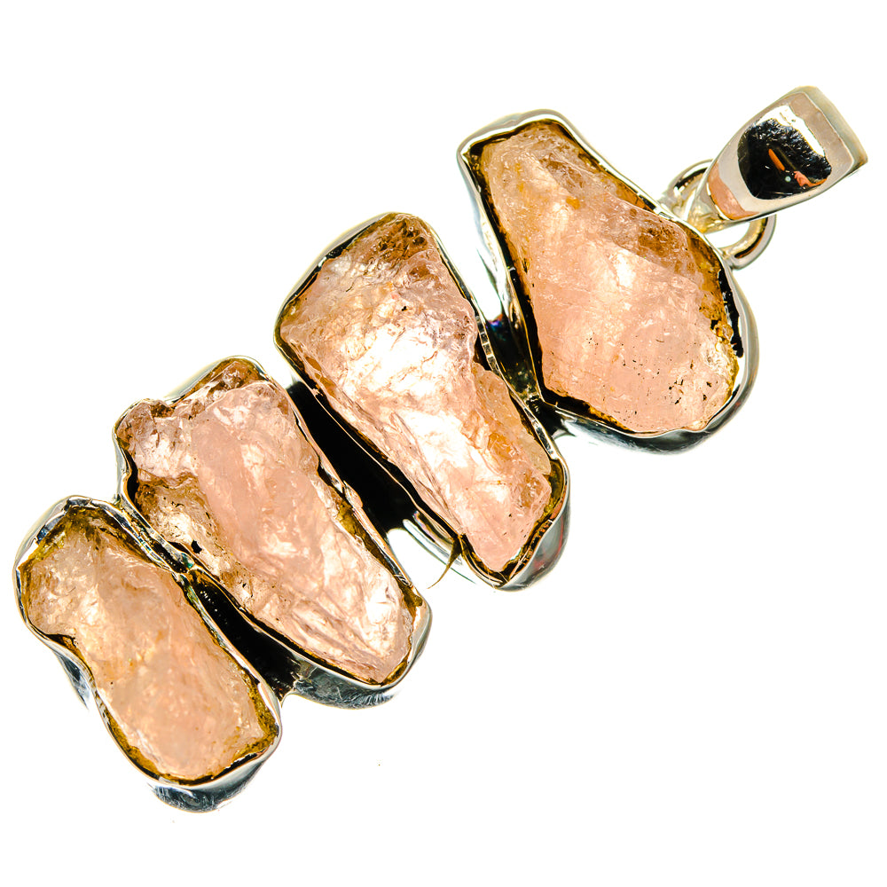 Rose Quartz Pendants handcrafted by Anasilvercos - PD26608 - Photo 2