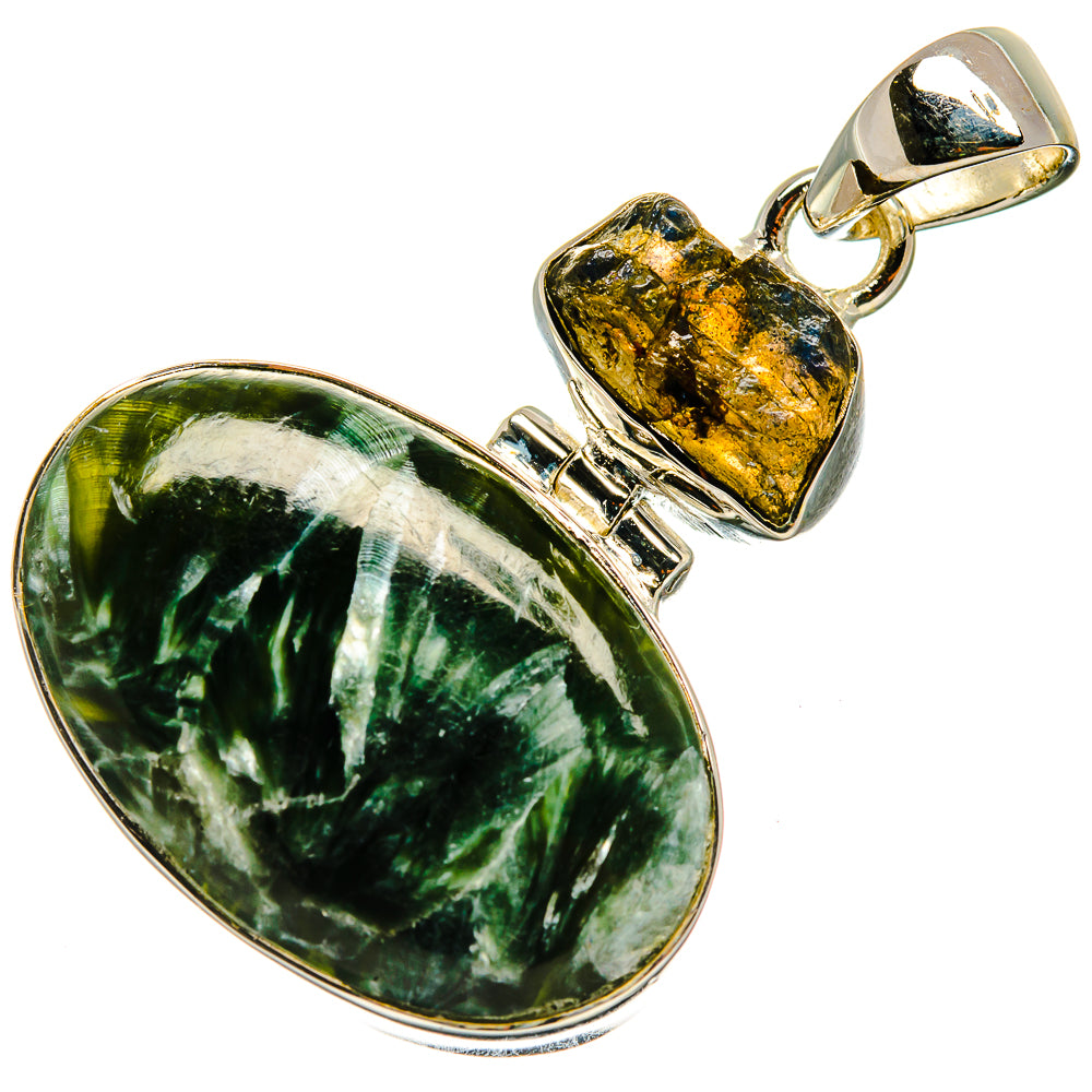Seraphinite Pendants handcrafted by Anasilvercos - PD26614 - Photo 2