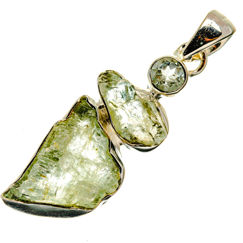 Green Amethyst Pendants handcrafted by Anasilvercos - PD26618 - Photo 2