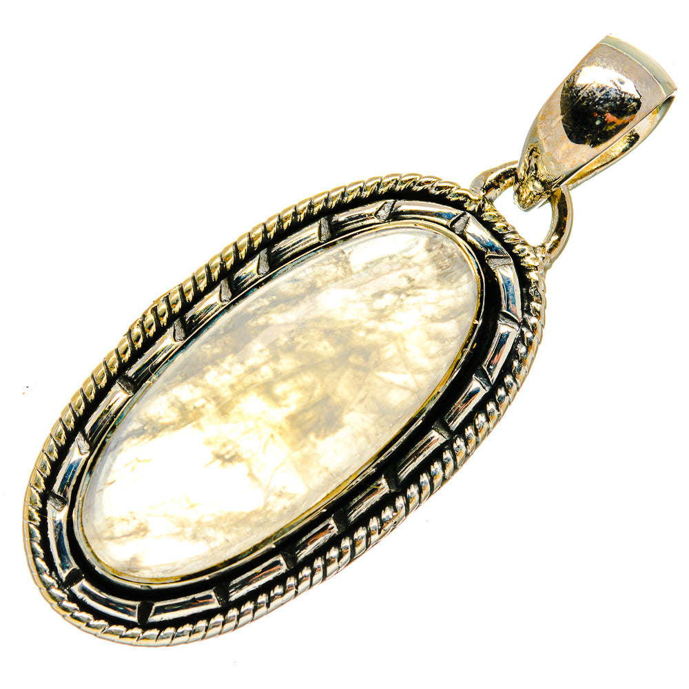 Rainbow Moonstone Pendants handcrafted by Anasilvercos - PD26626 - Photo 2