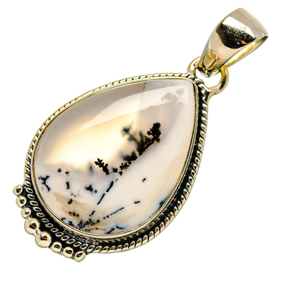 Dendritic Opal Pendants handcrafted by Anasilvercos - PD26628 - Photo 2