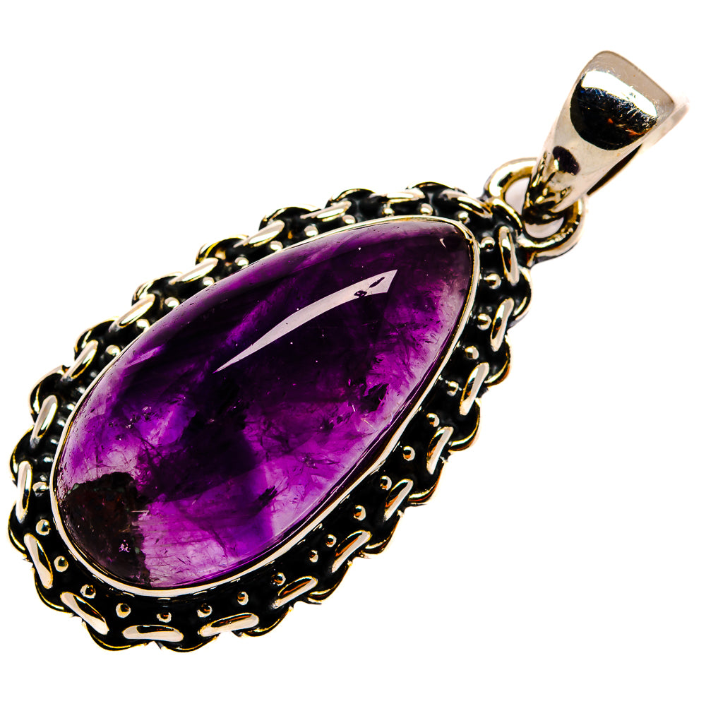 Star Amethyst Pendants handcrafted by Anasilvercos - PD26631 - Photo 2