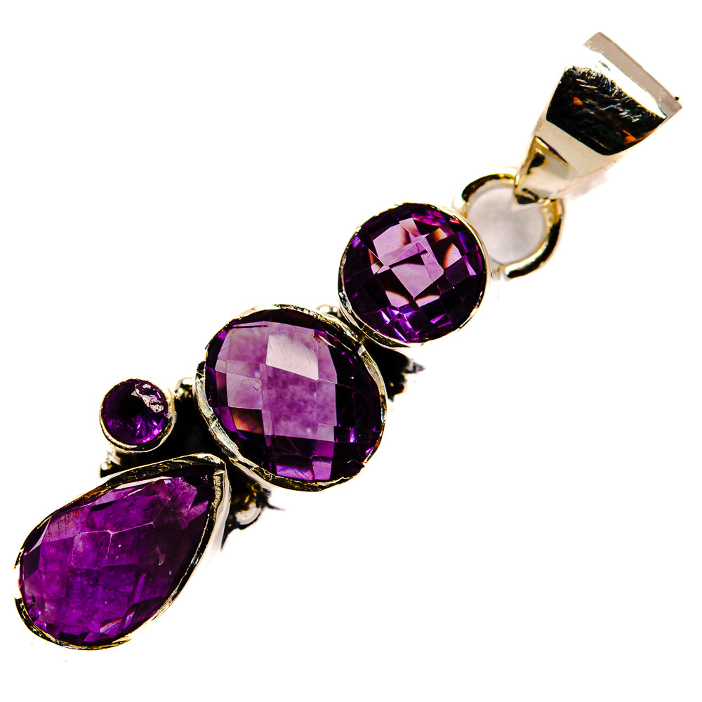 Amethyst Pendants handcrafted by Anasilvercos - PD26633 - Photo 2