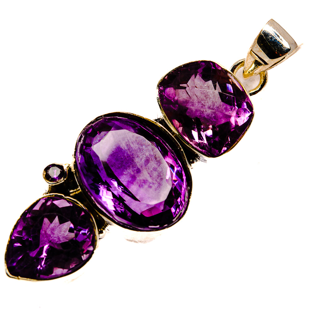 Amethyst Pendants handcrafted by Anasilvercos - PD26636 - Photo 2