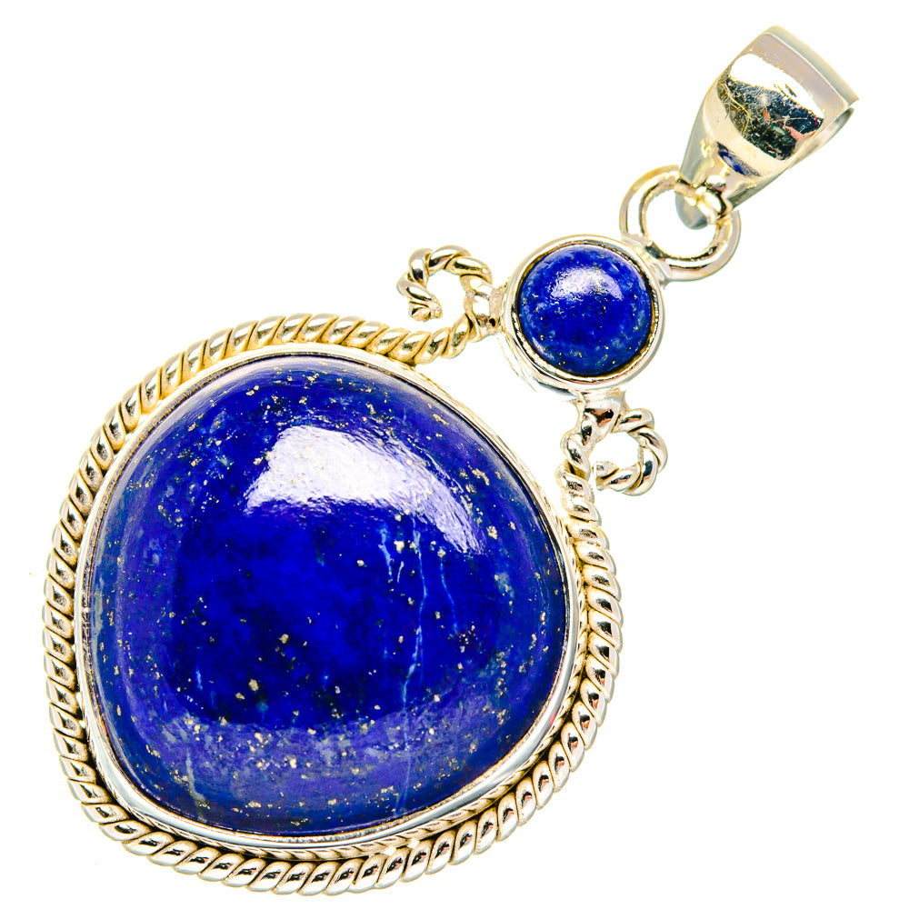 Lapis Lazuli Pendants handcrafted by Anasilvercos - PD26652 - Photo 2